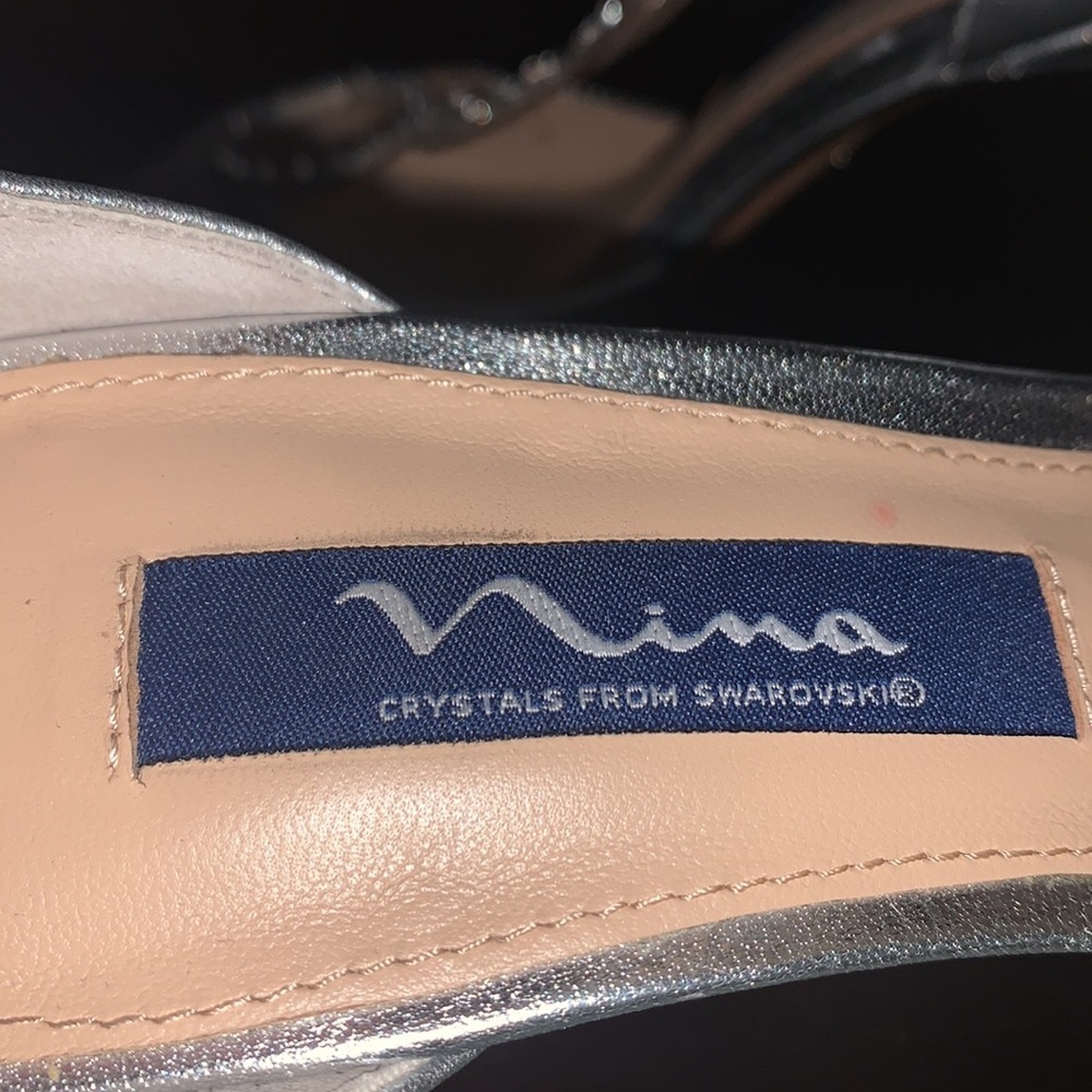 Nina Swarovski Crystal Shoes size 6M - Picture 7 of 8
